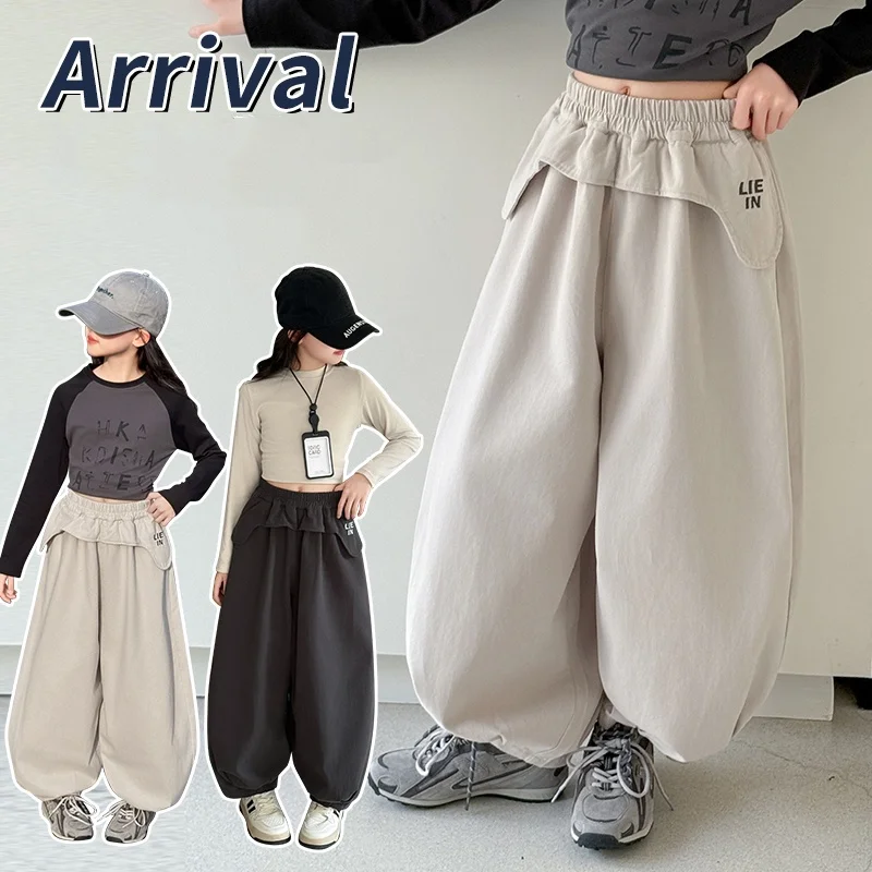 Girl Long Pants Tween Child Streetwear Trendy Korean Style Sweatpants Tween Kid Spring Autumn Fashion Loose Bottom Ages 3-13Y
Girl Long Pants Tween Child Streetwear Trendy Korean Style Sweatpants Tween Kid Spring Autumn Fashion Loose Bottom Ages 3-13Y
