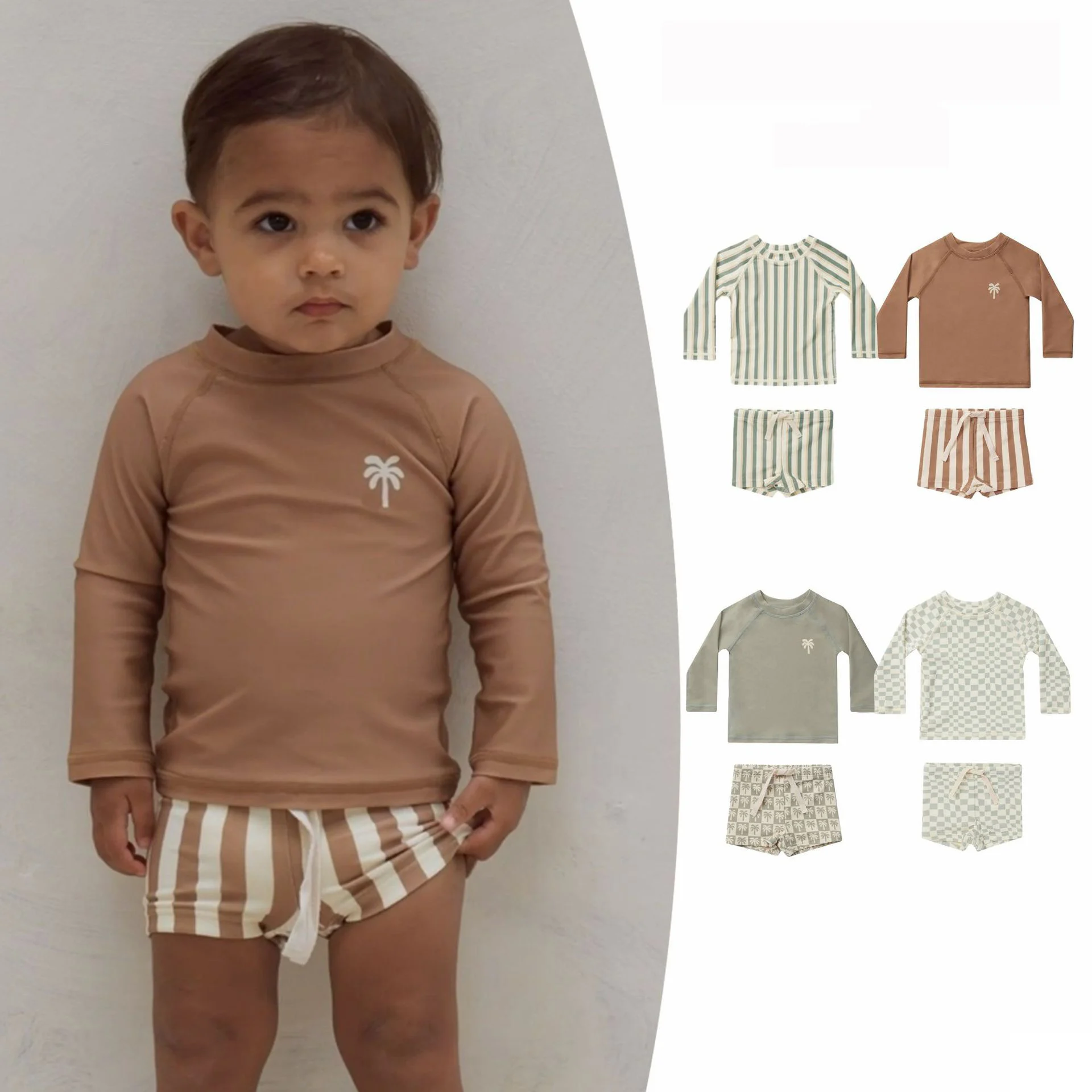 2-7T Toddler Kid Baby Boy Swimwear Summer Swim Clothes Set Long Sleeve Top Shorts Swimsuit Beach Holiday Outfit
2-7T Toddler Kid Baby Boy Swimwear Summer Swim Clothes Set Long Sleeve Top Shorts Swimsuit Beach Holiday Outfit