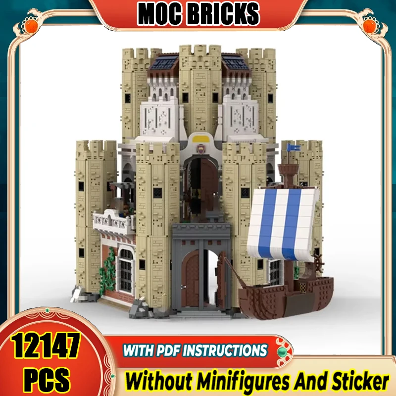 Средневековая модель замка Moc, строительные кирпичи, королевский замок, технология, модульные блоки, подарки, рождественские игрушки, наборы «сделай сам», сборка
Средневековая модель замка Moc, строительные кирпичи, королевский замок, технология, модульные блоки, подарки, рождественские игрушки, наборы «сделай сам», сборка