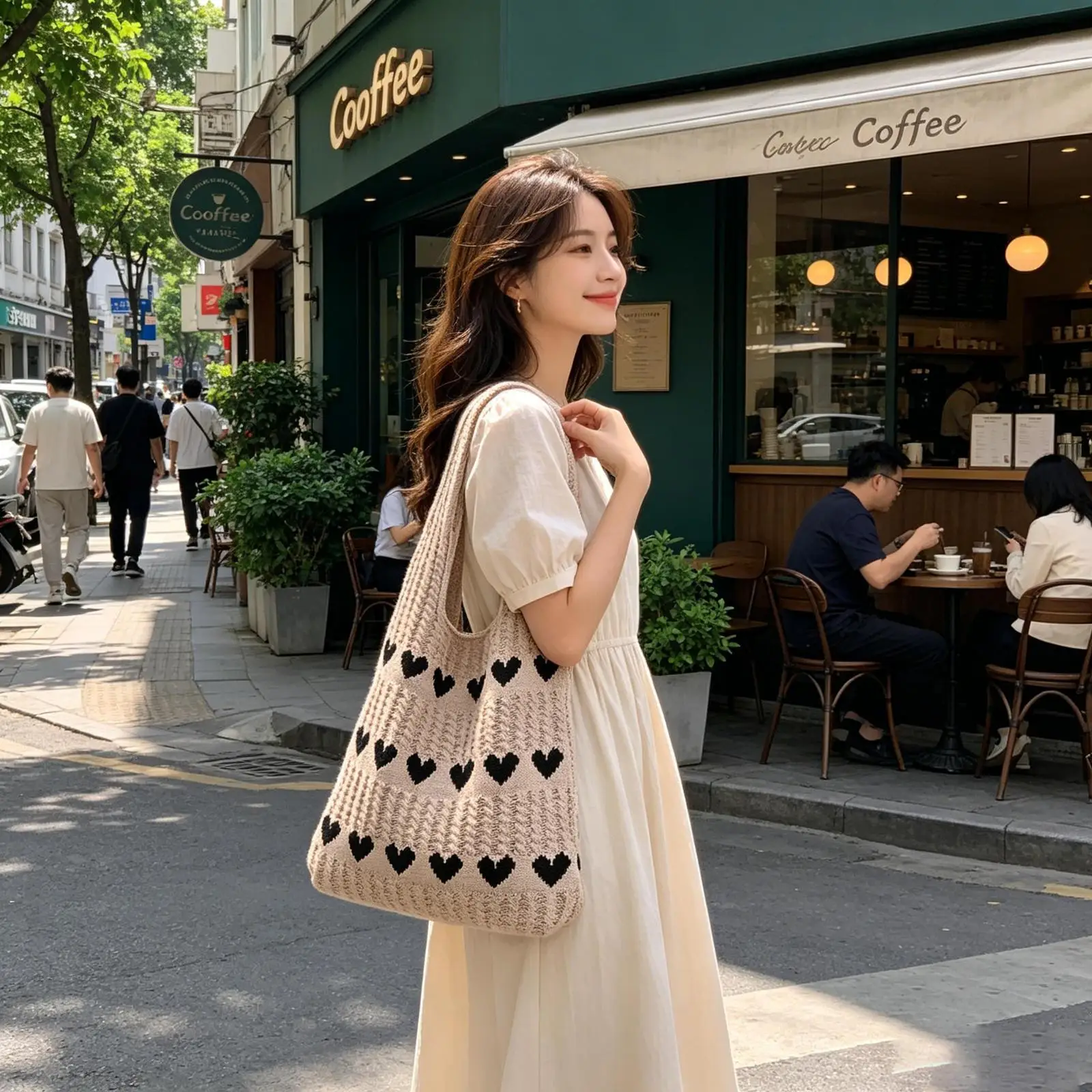 Knitting Crochet Tote Bag Handwoven Aesthetic Large Capacity Satchel Beachbag Purse for Work Shopping Girls
Knitting Crochet Tote Bag Handwoven Aesthetic Large Capacity Satchel Beachbag Purse for Work Shopping Girls