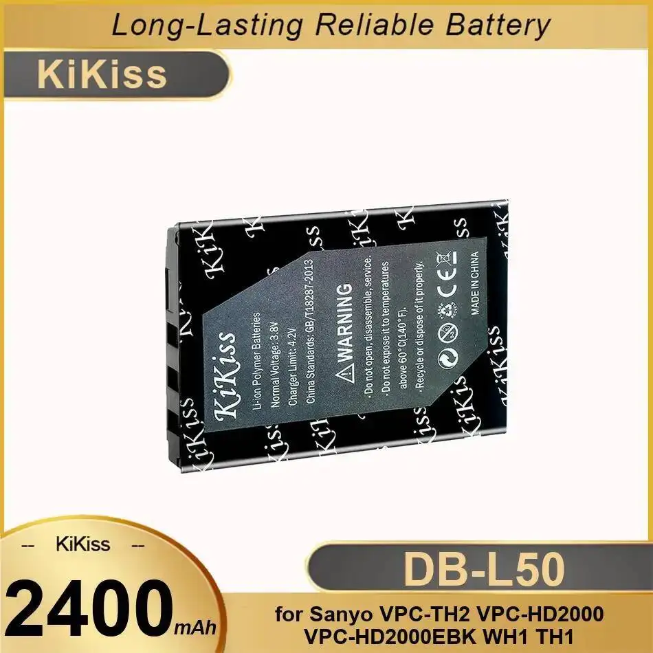 Аккумулятор для камеры Sanyo Vpc-TH2 Vpc-HD2000 Vpc-HD2000EBK WH1 TH1 DB-L50, хорошая низкотемпературная производительность, 2400 мАч
Аккумулятор для камеры Sanyo Vpc-TH2 Vpc-HD2000 Vpc-HD2000EBK WH1 TH1 DB-L50, хорошая низкотемпературная производительность, 2400 мАч