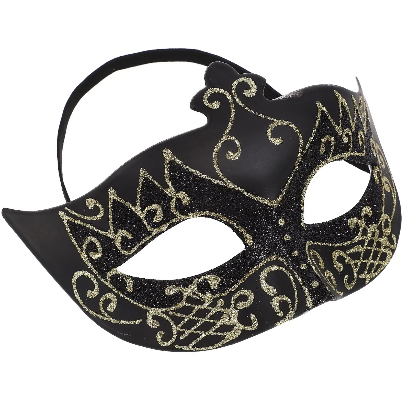 Gold Half Face Mask for Men Lightweight Masquerade Party Halloween Cosplay Masks Black Color Cool Design Stylish Toy
Gold Half Face Mask for Men Lightweight Masquerade Party Halloween Cosplay Masks Black Color Cool Design Stylish Toy