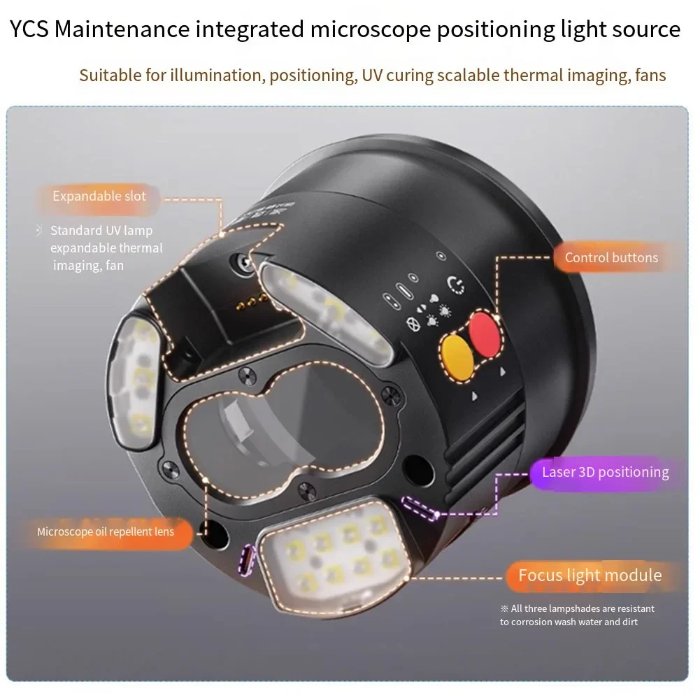 1pc Integrated Microscope Positioning Light Source With 3D Coaxial Positioning Expand Thermal Imaging UV For Power Switch
1pc Integrated Microscope Positioning Light Source With 3D Coaxial Positioning Expand Thermal Imaging UV For Power Switch