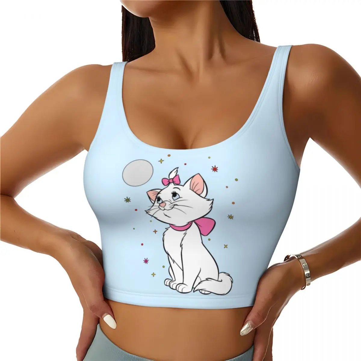 Ударопрочные спортивные бюстгальтеры Lady Marie Cat Kitten, женские бесшовные укороченные топы на бретелях с мультяшными животными для тренировок и бега
Ударопрочные спортивные бюстгальтеры Lady Marie Cat Kitten, женские бесшовные укороченные топы на бретелях с мультяшными животными для тренировок и бега