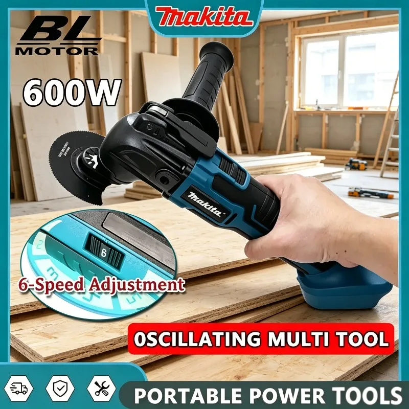 Makita DTM51 Electric Trimmer Oscillating Tool Multi-FunctionalQuick-Change Compatible, Quick Release Tool. 18V
Makita DTM51 Electric Trimmer Oscillating Tool Multi-FunctionalQuick-Change Compatible, Quick Release Tool. 18V