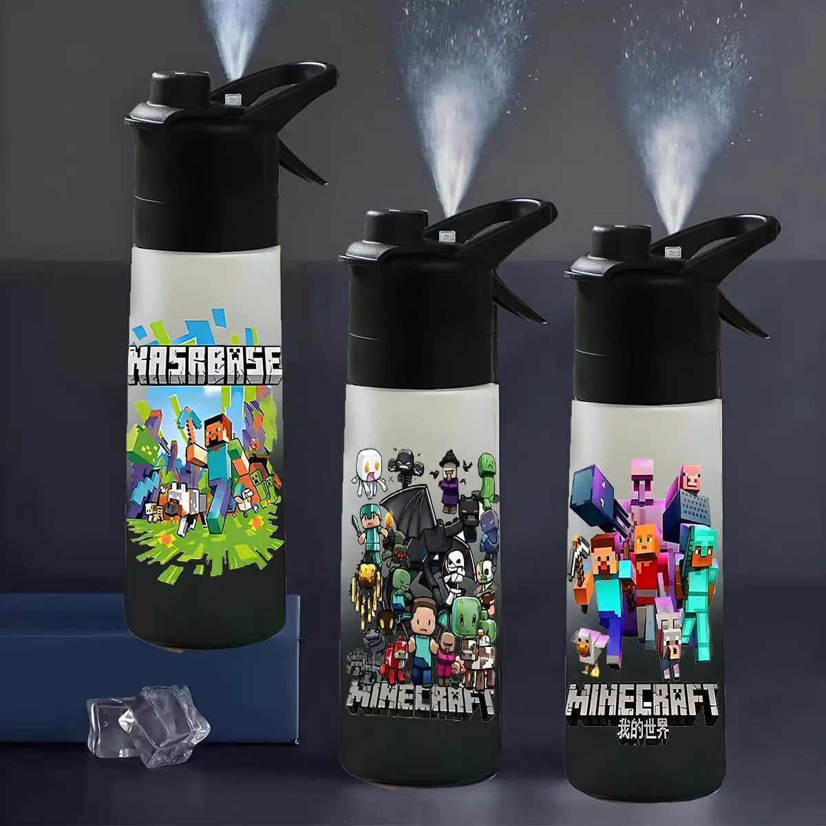 650ml Minecraft water cup spray water cup Summer animation student portable large capacity outdoor sports water cup gift
650ml Minecraft water cup spray water cup Summer animation student portable large capacity outdoor sports water cup gift
