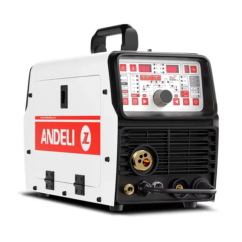 ANDELI MCT-520DPL PRO Multi-Function Welder MIG/TIG/MMA/CUT/COLD Welding/MIG Pulse Can IGBT Welding Machine Aluminum 5 in 1
ANDELI MCT-520DPL PRO Multi-Function Welder MIG/TIG/MMA/CUT/COLD Welding/MIG Pulse Can IGBT Welding Machine Aluminum 5 in 1