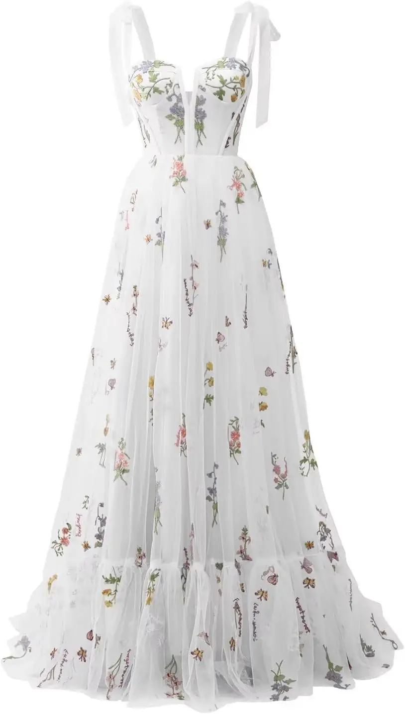 Long Flower Embroidery Tulle Prom Dress for Teens 2026 Formal Evening Party Floral Gowns Formal Dress Women Elegant Birthday
Long Flower Embroidery Tulle Prom Dress for Teens 2026 Formal Evening Party Floral Gowns Formal Dress Women Elegant Birthday