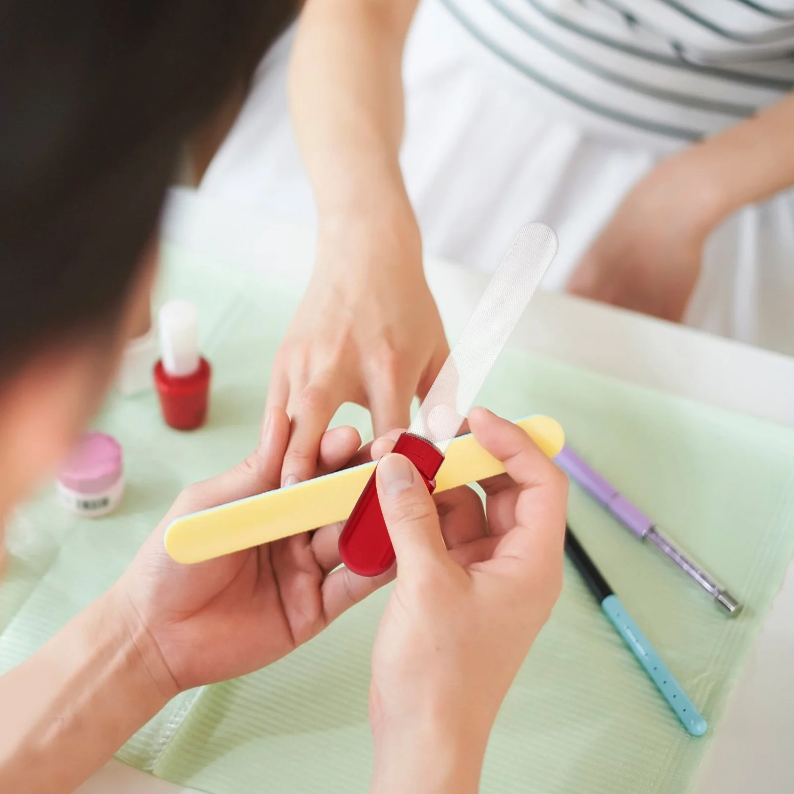 Nano Glass Nail File Handle Crystal Fingernail Shaper File Portable Nail Care Tool Manicure Pedicure Manicure Tools
Nano Glass Nail File Handle Crystal Fingernail Shaper File Portable Nail Care Tool Manicure Pedicure Manicure Tools