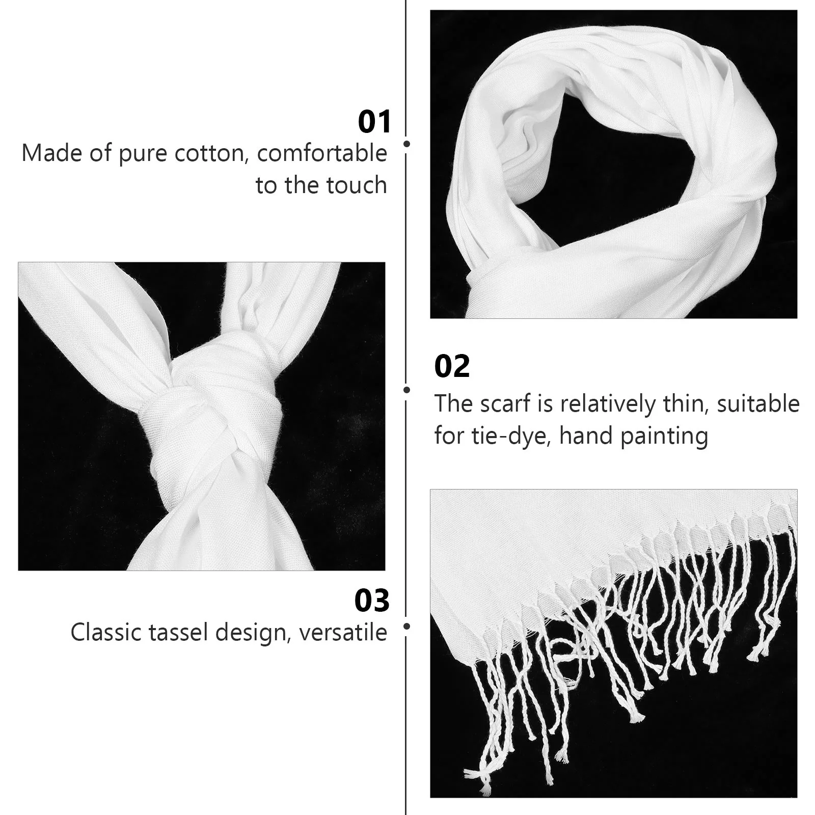 1pc Pure Cotton Diy Drawing Painting Craft Handmade Gift Graffiti Diy Graffiti Scarf Accessory Handmade Scarf Scarves
1pc Pure Cotton Diy Drawing Painting Craft Handmade Gift Graffiti Diy Graffiti Scarf Accessory Handmade Scarf Scarves