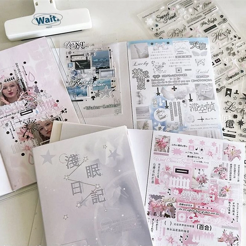 32 страницы в корейском стиле Ins, милая наклейка из пленки, книга, журнал для девочек, чехол для телефона, сделай сам, наклейка для скрапбукинга, каваи, декоративные наклейки
32 страницы в корейском стиле Ins, милая наклейка из пленки, книга, журнал для девочек, чехол для телефона, сделай сам, наклейка для скрапбукинга, каваи, декоративные наклейки