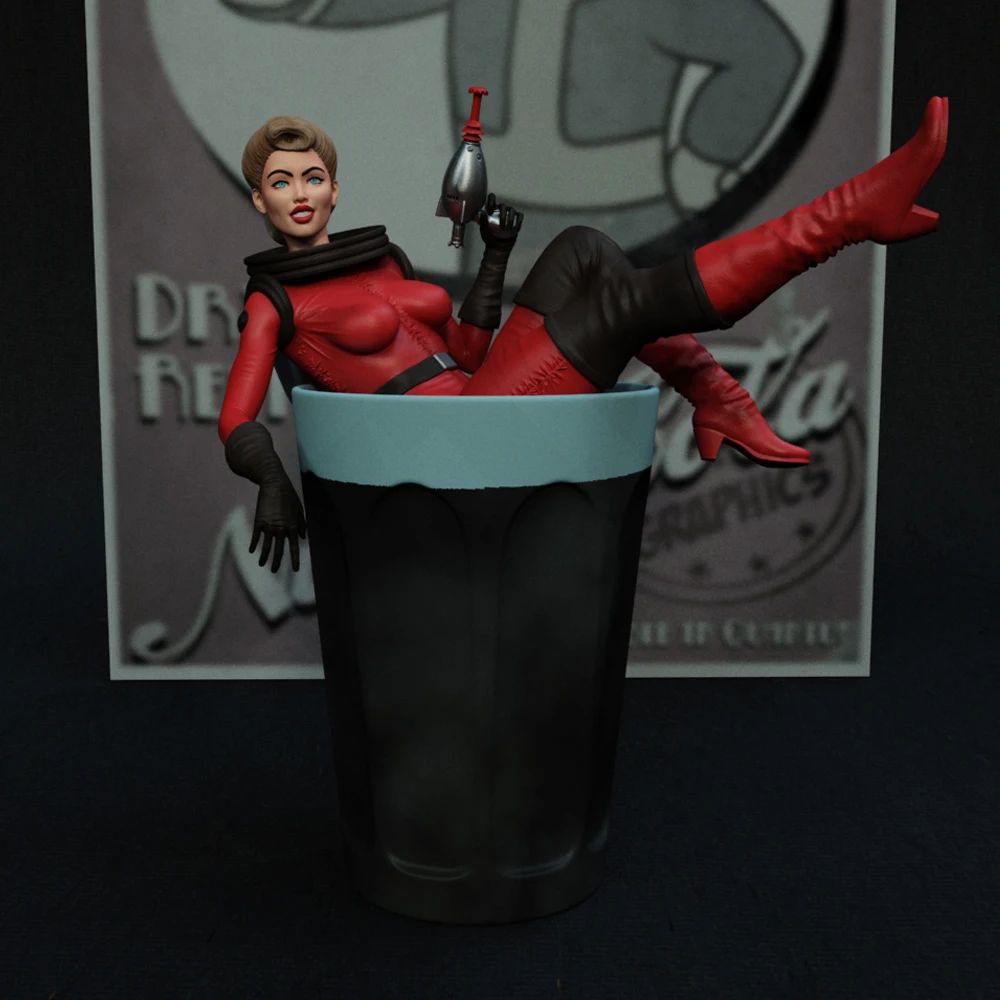 1/24 Sexy Space Girl Nukakola Resin Model Figure Toy Craft Unassembled Miniature Reduction Statue Unpainted Kit
1/24 Sexy Space Girl Nukakola Resin Model Figure Toy Craft Unassembled Miniature Reduction Statue Unpainted Kit