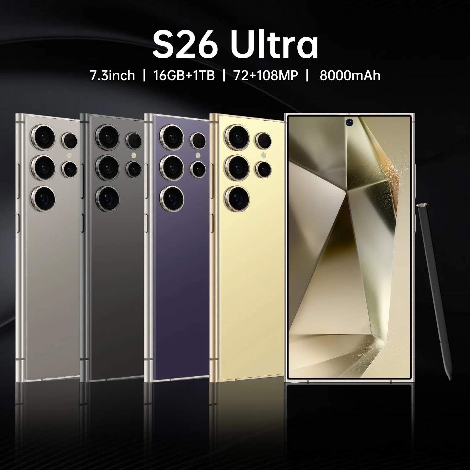 2026 Original Pad S26 ultra Tablet PC 7.3 inch HD 4K Android 13 22GB+2TB 7800mAh Battery 4G 5G Dual Sim Card WiFi GPS Google Tab
2026 Original Pad S26 ultra Tablet PC 7.3 inch HD 4K Android 13 22GB+2TB 7800mAh Battery 4G 5G Dual Sim Card WiFi GPS Google Tab