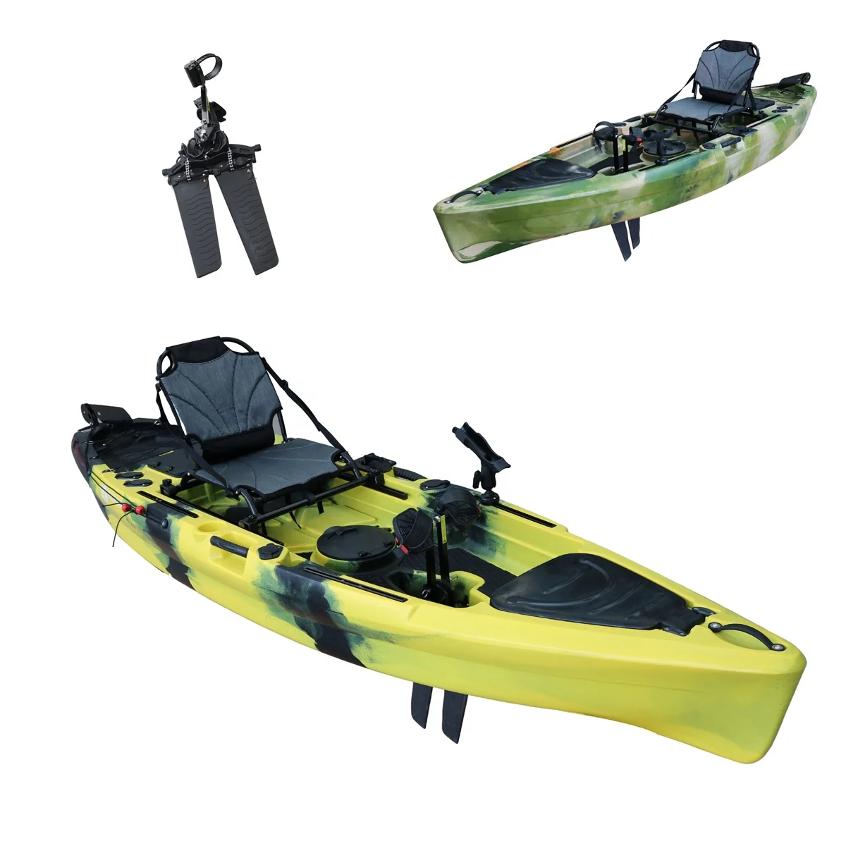 11,6 футов Sit on Top Kajak Hobby Bike Педаль с клапаном Каяк
11,6 футов Sit on Top Kajak Hobby Bike Педаль с клапаном Каяк