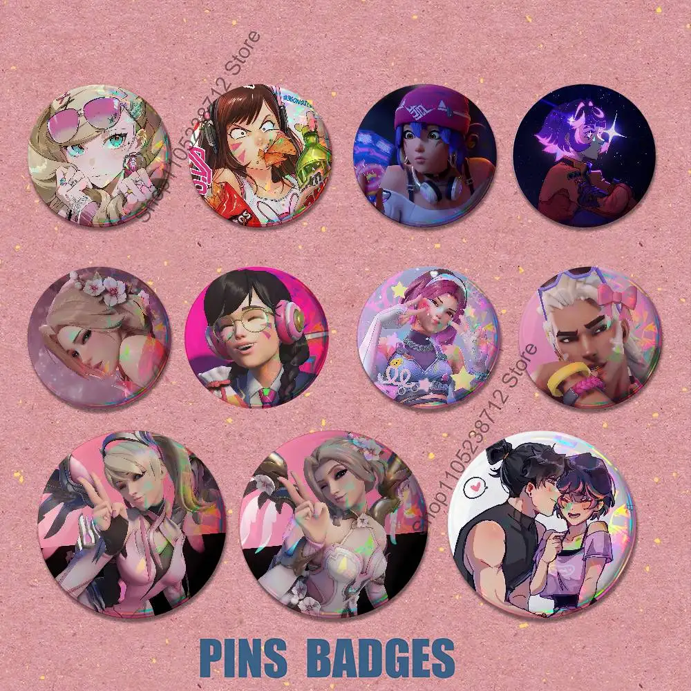 Game O-OverwatchS Button Pin Bright Printed Icon Gift For Friends Badge Collar Brooch Lapel Pin Metal
Game O-OverwatchS Button Pin Bright Printed Icon Gift For Friends Badge Collar Brooch Lapel Pin Metal