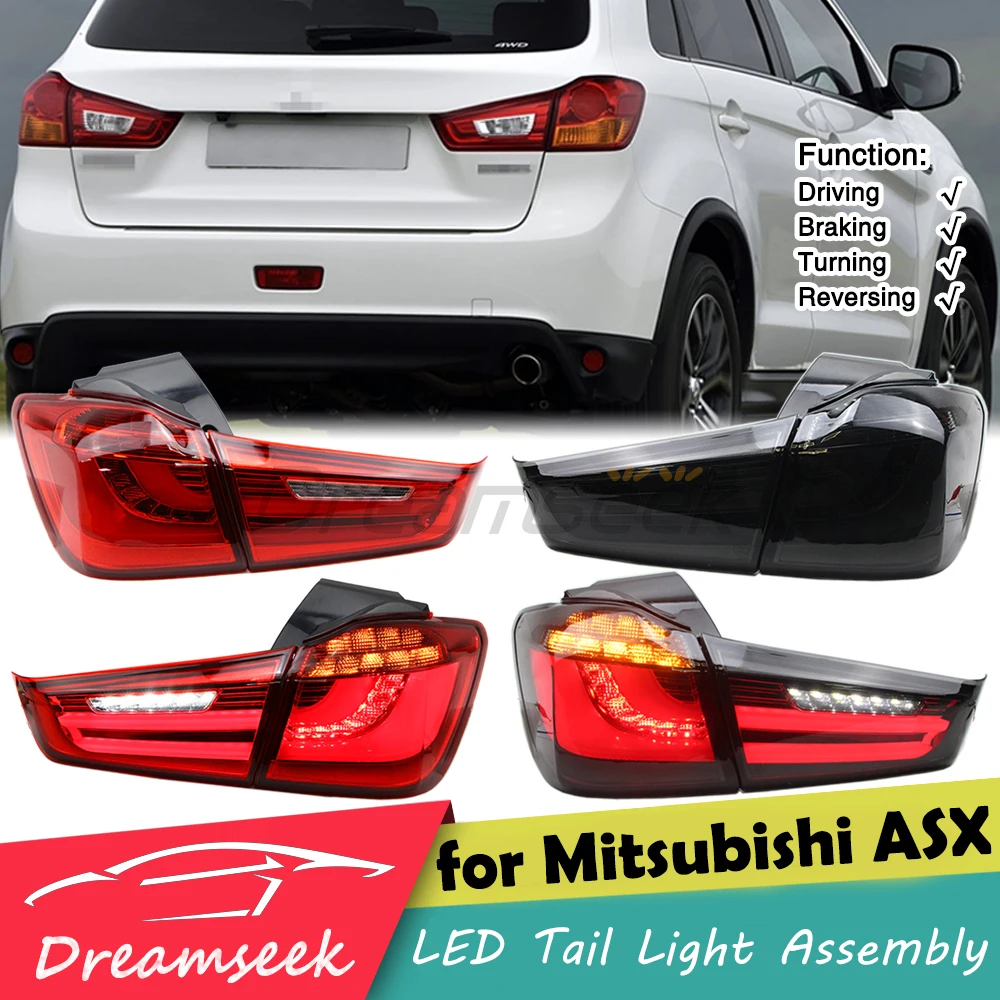 Задний светодиодный фонарь в сборе для Mitsubishi ASX / Outlander Sport 2010-2019, задний тормозной фонарь для вождения с красным объективом и указателем поворота
Задний светодиодный фонарь в сборе для Mitsubishi ASX / Outlander Sport 2010-2019, задний тормозной фонарь для вождения с красным объективом и указателем поворота