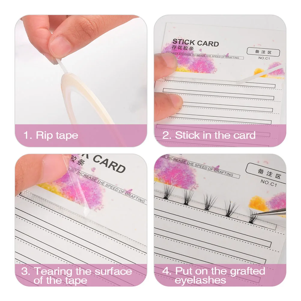 10pcs Eyelash Extensions Graft Holder Save Flowers Card Storage Cards Fan Volume Lashes GlueBracket Premium Material Safe
10pcs Eyelash Extensions Graft Holder Save Flowers Card Storage Cards Fan Volume Lashes GlueBracket Premium Material Safe