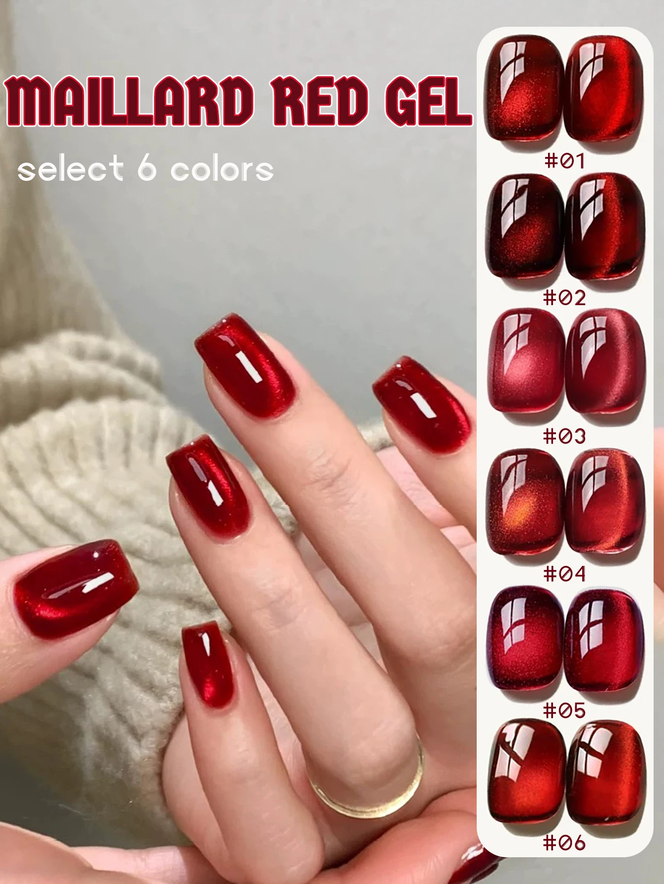 1-12pcs TC Red Transparent Half Sky Cat Eye Red Cat Eye Gel Nail Polish Flash Cherry Wine Red Transparent Glass Bead Nail Art
1-12pcs TC Red Transparent Half Sky Cat Eye Red Cat Eye Gel Nail Polish Flash Cherry Wine Red Transparent Glass Bead Nail Art