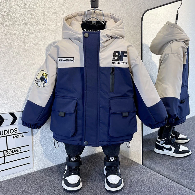 Boys Coat Cotton Jacket Windbreak Outerwear 2025 Charming Winter Autumn Thicken Warm Cotton Christmas Gift Children's Clothing
Boys Coat Cotton Jacket Windbreak Outerwear 2025 Charming Winter Autumn Thicken Warm Cotton Christmas Gift Children's Clothing