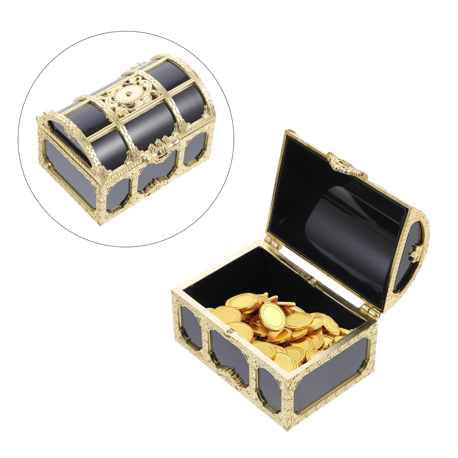 12 Pcs Plastic Pirate Treasure Chest Storage Box Sugar Container Toy Case Party Favor Child Gift Packaging Bag Plastic Boxes Box
12 Pcs Plastic Pirate Treasure Chest Storage Box Sugar Container Toy Case Party Favor Child Gift Packaging Bag Plastic Boxes Box