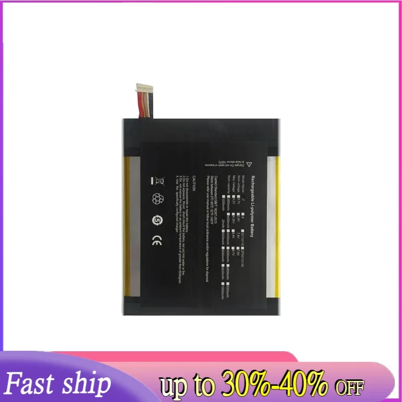 Laptop Battery Good Low-Temperature Performance For Cube i7 Standard Version Long-Lasting i7 Standard Ver. 5000mAh
Laptop Battery Good Low-Temperature Performance For Cube i7 Standard Version Long-Lasting i7 Standard Ver. 5000mAh