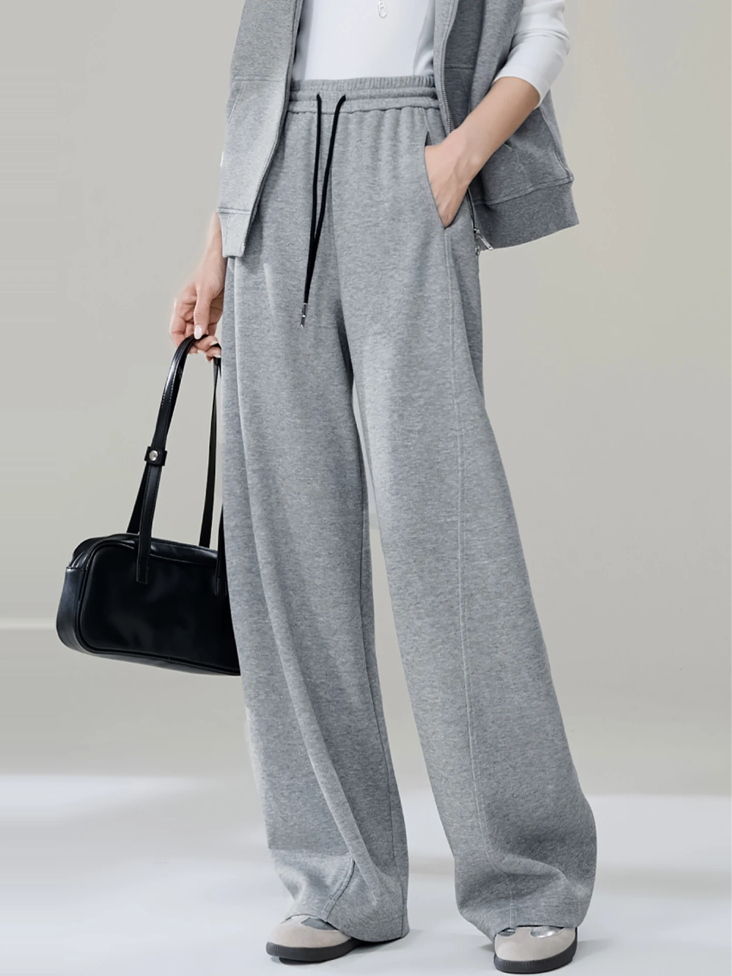 High Waist Loose Fit Sports Banana Pants Women's Spring Autumn Casual Wide Leg Sweatpants Tummy Control Drapey Knife Pants
High Waist Loose Fit Sports Banana Pants Women's Spring Autumn Casual Wide Leg Sweatpants Tummy Control Drapey Knife Pants