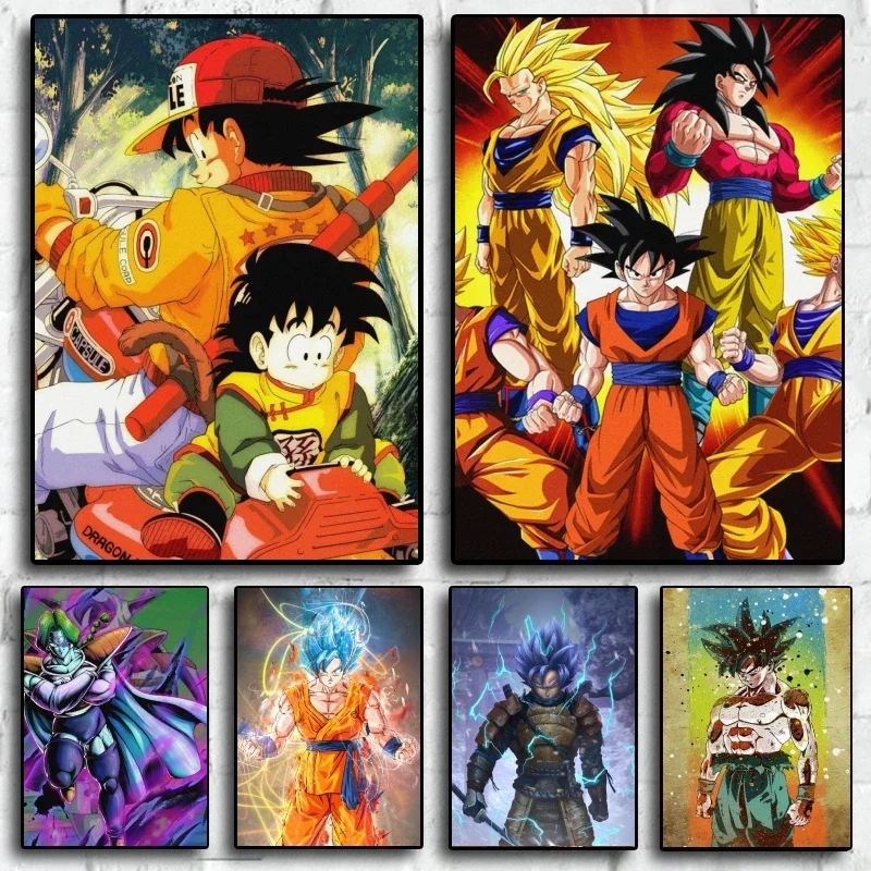 Canvas Painting Classic Anime Dragon Ball Bike Son Goku Vintage Wall Art Stickers Suitable for Living Room Christmas Decoration
Canvas Painting Classic Anime Dragon Ball Bike Son Goku Vintage Wall Art Stickers Suitable for Living Room Christmas Decoration