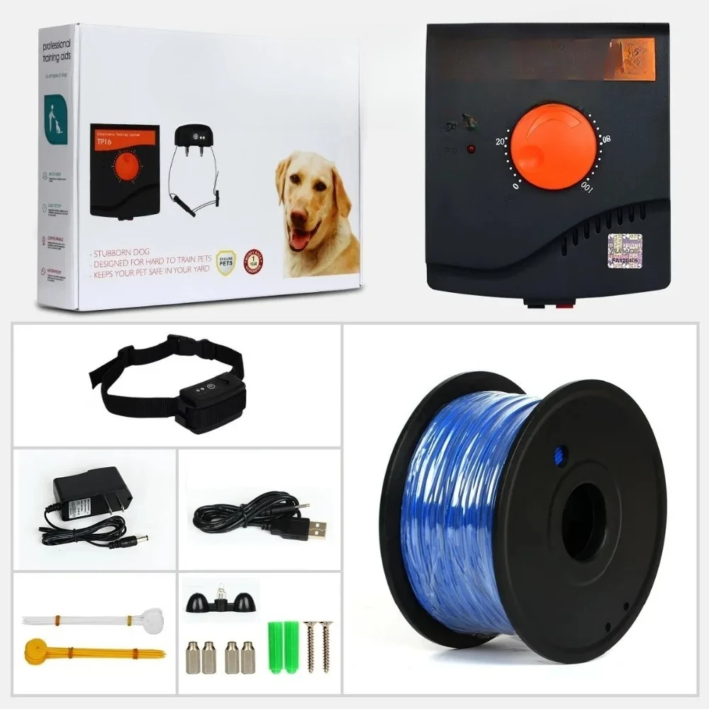 TP16 Dog Electric Fence, Rechargeable Waterproof, 6 Level, Dog Wired Fence Containment, Pet Training Collar, Anti Run Away
TP16 Dog Electric Fence, Rechargeable Waterproof, 6 Level, Dog Wired Fence Containment, Pet Training Collar, Anti Run Away