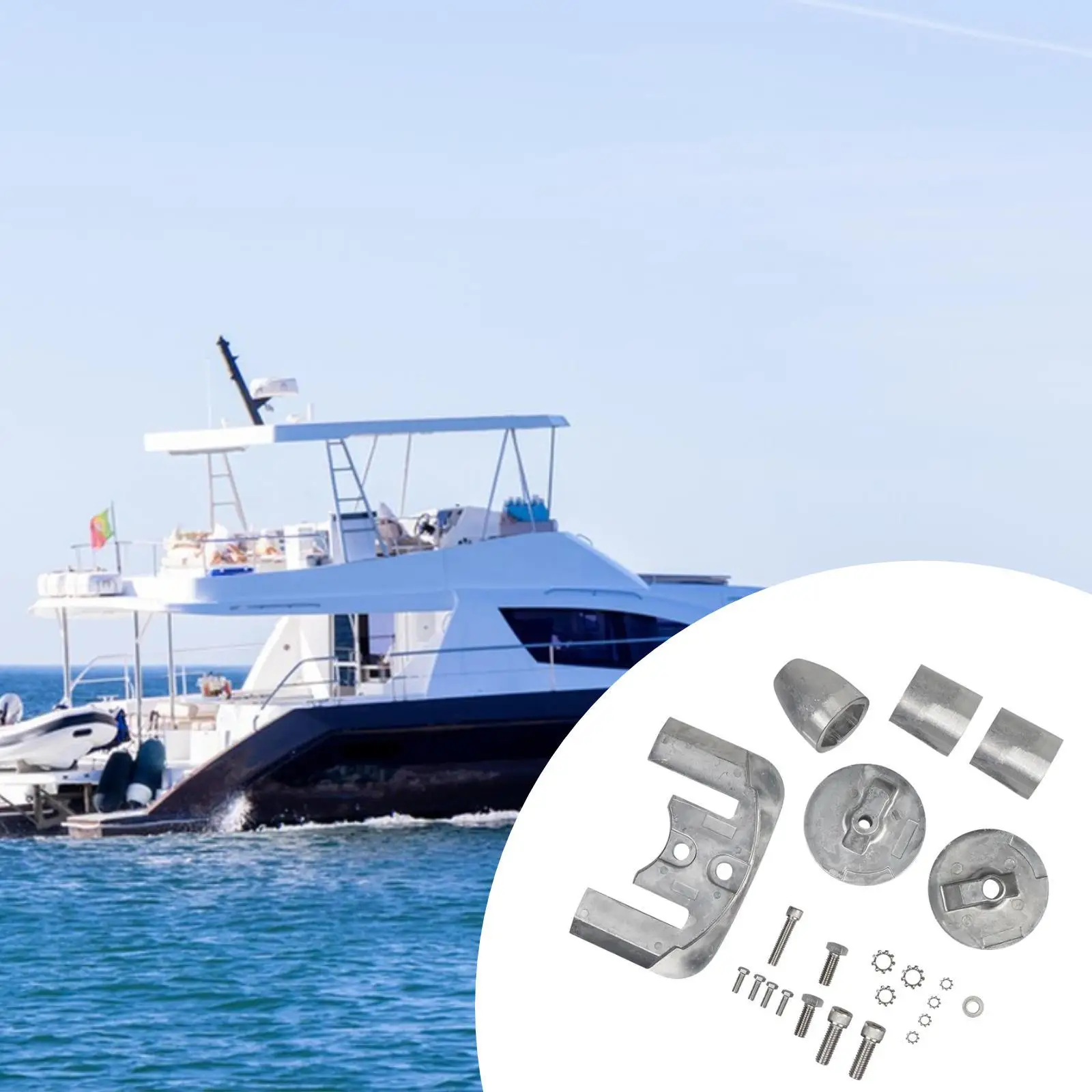 Replacement Aluminum Anode Set Marine Engine Part Kit for Mercruiser Bravo 3 III 888761Q02 2004 Year Up
Replacement Aluminum Anode Set Marine Engine Part Kit for Mercruiser Bravo 3 III 888761Q02 2004 Year Up