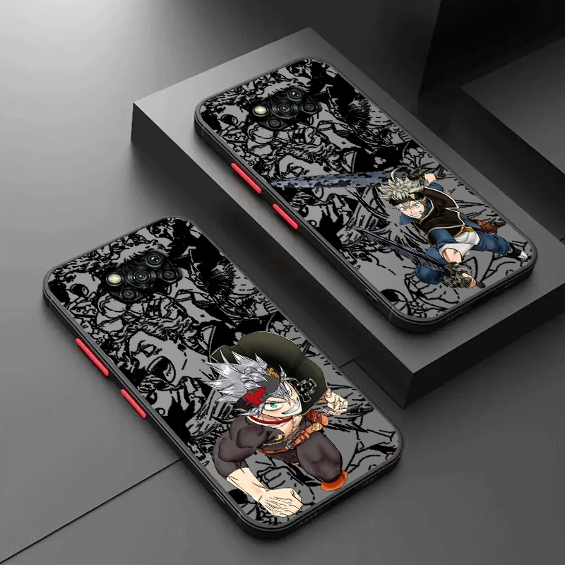 Black Clover Anime Cool Frosted Translucent For Xiaomi Mi Poco X5 X4 X3 M6 M5S M5 M4 M3 F5 F4 F3 GT Pro 5G Cover Phone Case
Black Clover Anime Cool Frosted Translucent For Xiaomi Mi Poco X5 X4 X3 M6 M5S M5 M4 M3 F5 F4 F3 GT Pro 5G Cover Phone Case