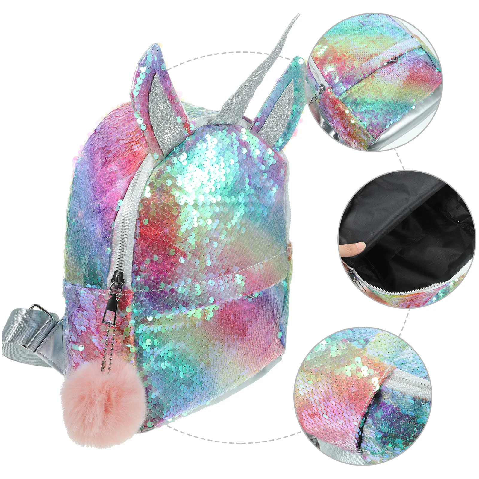 1Pcs Unicorn Backpack for Kids Sequined Lightweight School Bag with Multi-Pocket Design Roomy Students Backpack for Girls Boys
1Pcs Unicorn Backpack for Kids Sequined Lightweight School Bag with Multi-Pocket Design Roomy Students Backpack for Girls Boys