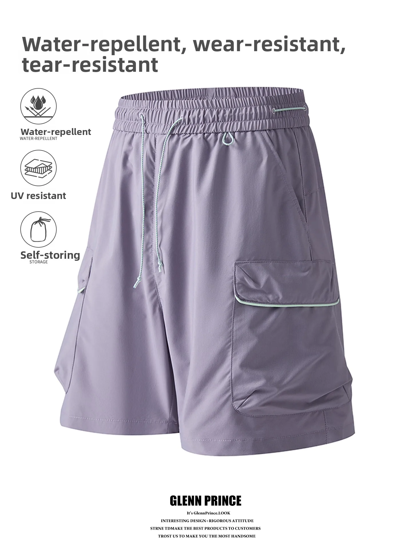 Quick Dry Wide Leg Men's Work Shorts Summer New Loose Fit Sport Five Pocket Pants Urban Outdoor Style Polyester Fiber
Quick Dry Wide Leg Men's Work Shorts Summer New Loose Fit Sport Five Pocket Pants Urban Outdoor Style Polyester Fiber