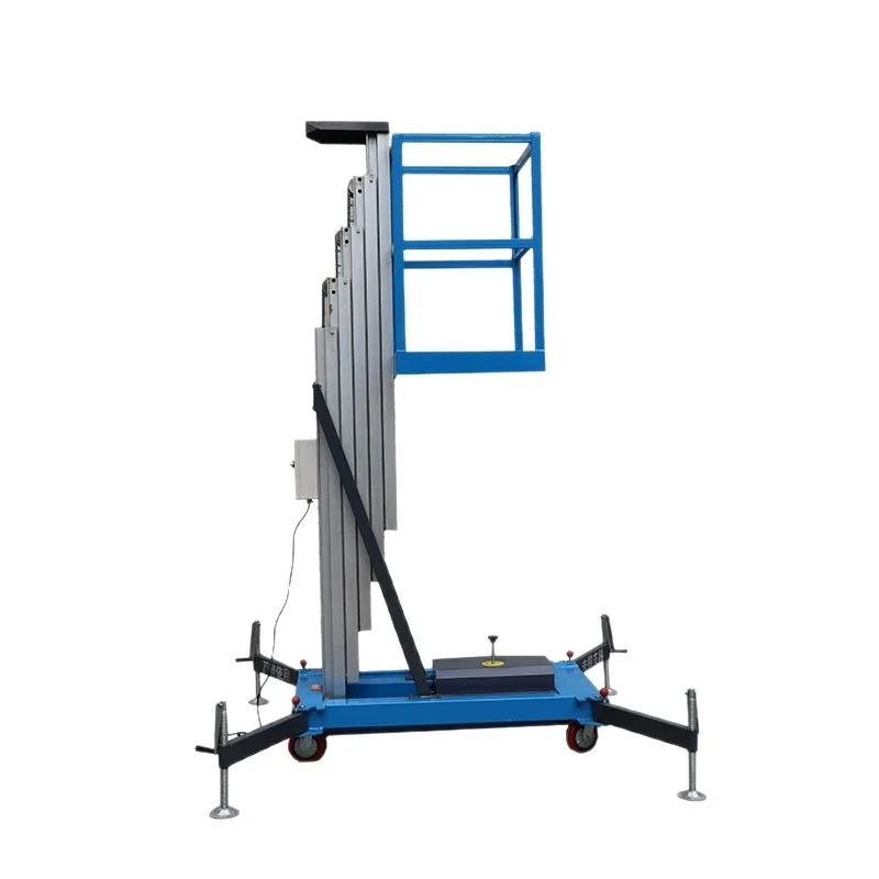 Aluminum alloy lift platform, movable small electric hydraulic aerial work vehicle, aluminum alloy lift
Aluminum alloy lift platform, movable small electric hydraulic aerial work vehicle, aluminum alloy lift