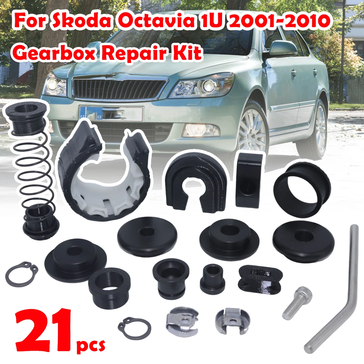 Upgraded Shifter Bushing Kit For Skoda Octavia 1U 2001 - 2010 Gearbox Enhance Shifter Lever Selector linkage End Car Accessories
Upgraded Shifter Bushing Kit For Skoda Octavia 1U 2001 - 2010 Gearbox Enhance Shifter Lever Selector linkage End Car Accessories