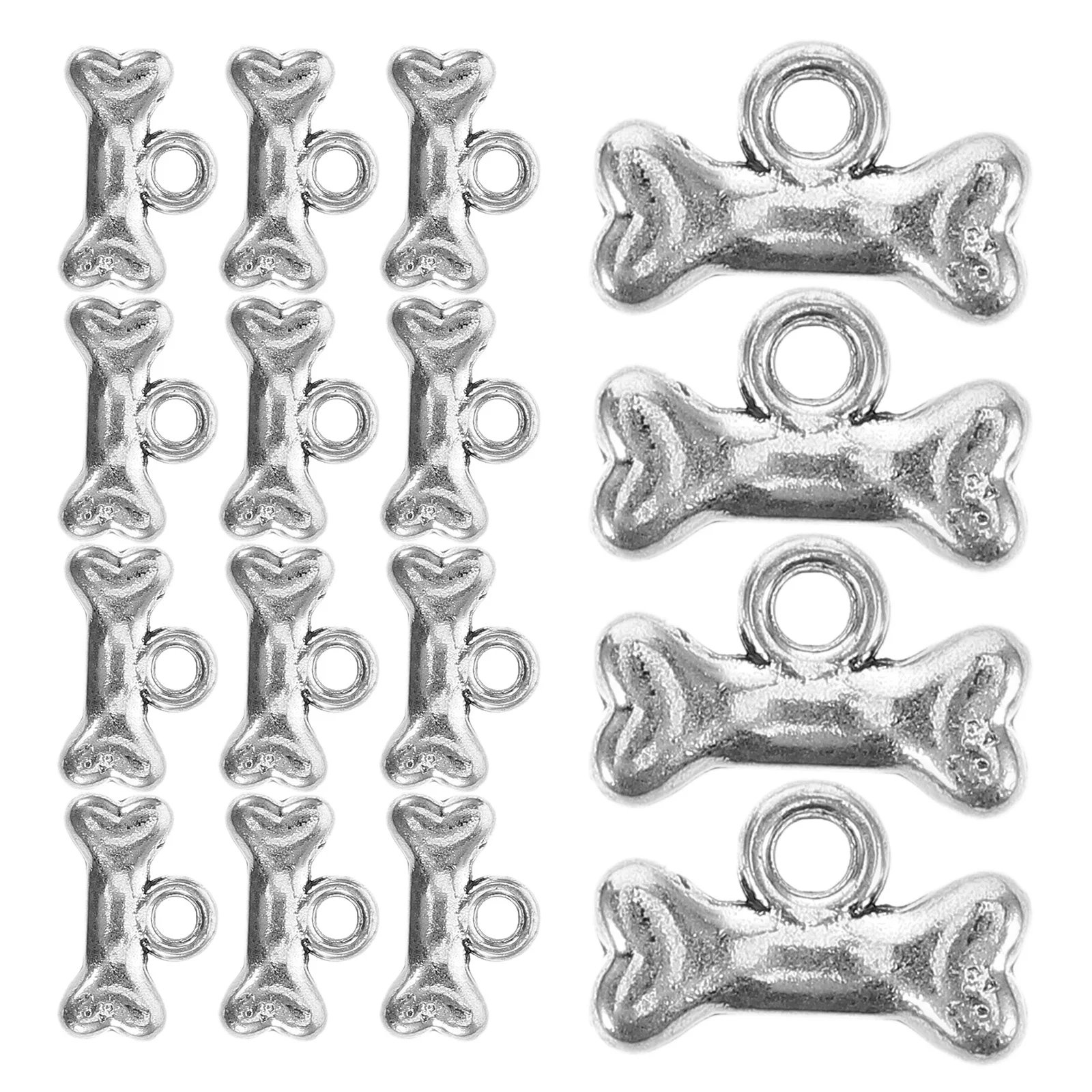 40Pcs Dog Bone Pendant Silver Charms for Jewelry Making DIY Necklace Bracelet Earrings Keychain Craft Supplies Pet
40Pcs Dog Bone Pendant Silver Charms for Jewelry Making DIY Necklace Bracelet Earrings Keychain Craft Supplies Pet