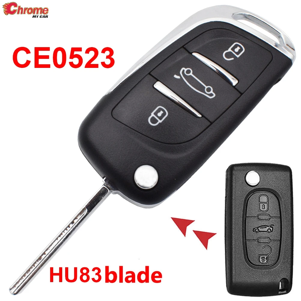 Корпус выкидного ключа-брелока с 3 кнопками для Citroen C-Crosser, C2, C3, C4 Aircross, Dispatch, C8, Peugeot 207, 307, 308, 407, 3008, 807
Корпус выкидного ключа-брелока с 3 кнопками для Citroen C-Crosser, C2, C3, C4 Aircross, Dispatch, C8, Peugeot 207, 307, 308, 407, 3008, 807
