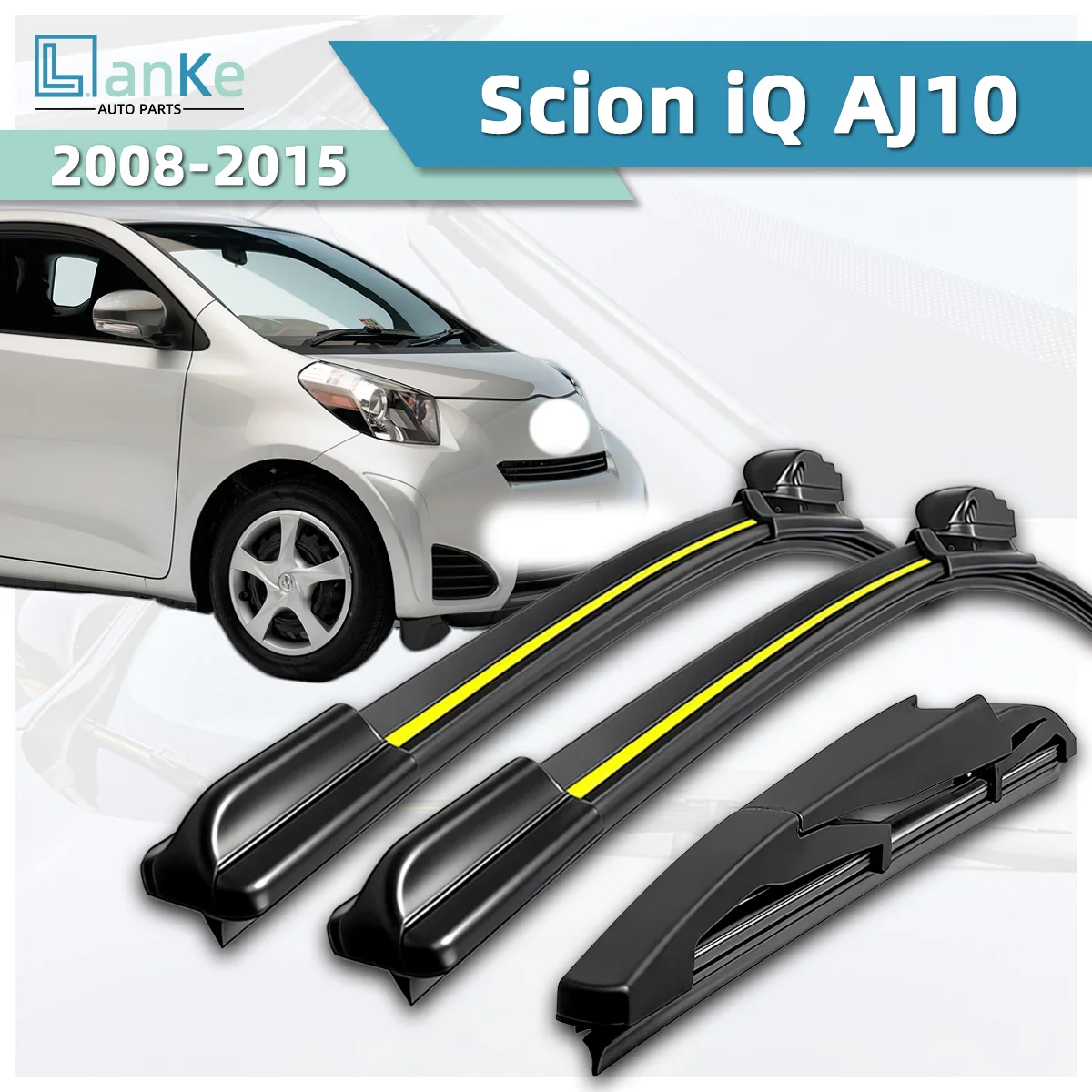 Lanke Wiper Fit For Toyota Scion iQ AJ10 (2008-2015) Natural Rubber Strip Boneless Silence Car Windshield Wiper Blade Auto Parts
Lanke Wiper Fit For Toyota Scion iQ AJ10 (2008-2015) Natural Rubber Strip Boneless Silence Car Windshield Wiper Blade Auto Parts