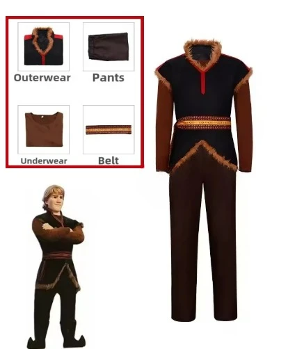 Kristoff Cosplay Costume Halloween Anime Outfit Men Stage Performance Roll Play Clothes Full Set The Prince Played The Costume
Kristoff Cosplay Costume Halloween Anime Outfit Men Stage Performance Roll Play Clothes Full Set The Prince Played The Costume