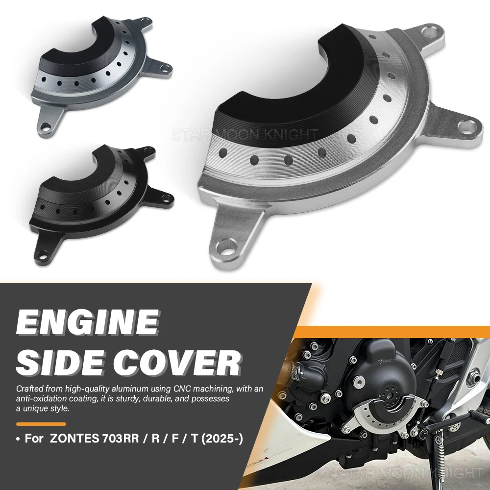 703RR Motorcycle Engine Side Cover Left Clutch Side Cover Protection Covers Decoration For ZONTES 703F 703 F 703R 703T 2025 2026
703RR Motorcycle Engine Side Cover Left Clutch Side Cover Protection Covers Decoration For ZONTES 703F 703 F 703R 703T 2025 2026