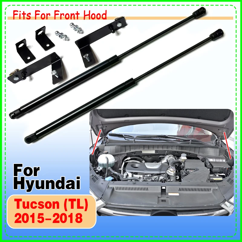 1 Set Gas Struts for Hyundai Tucson (TL) 2015 2016 2017 2018 Front Hood Bonnet Lift Support Damper Shock Absorber Prop Rods
1 Set Gas Struts for Hyundai Tucson (TL) 2015 2016 2017 2018 Front Hood Bonnet Lift Support Damper Shock Absorber Prop Rods