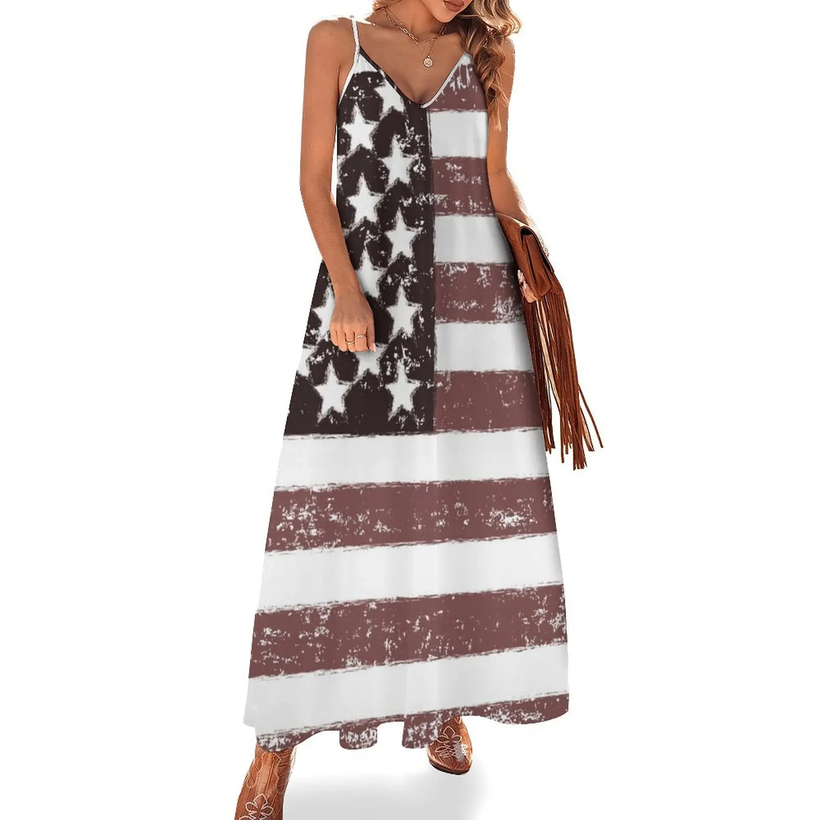 American Flag Faded - USA Retro Vintage Design Sleeveless Dress cocktail dresses womens dress
American Flag Faded - USA Retro Vintage Design Sleeveless Dress cocktail dresses womens dress