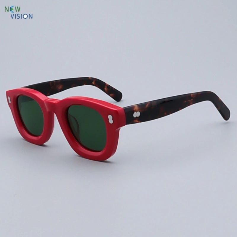 High Quality Sunglasses for Women Tortoiseshell Color Coarse Frame Wine Red Acetate Outdoor Polarized Sun Glasses for Men UV400
High Quality Sunglasses for Women Tortoiseshell Color Coarse Frame Wine Red Acetate Outdoor Polarized Sun Glasses for Men UV400