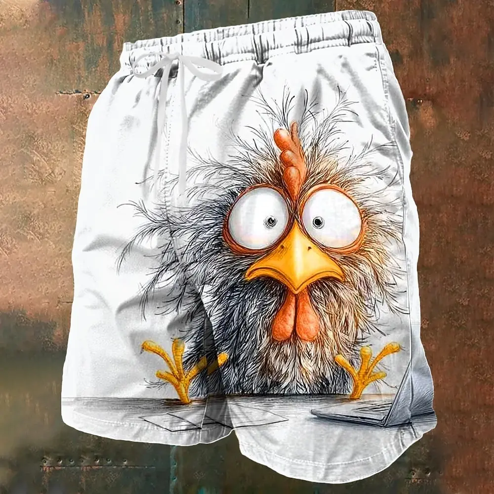 Men's Cat Duck Frizzle Chickens Graphic Swim Trunks 3D Print Hawaiian Shorts Funny Outdoor Short Pants Summer Beach Shorts Board
Men's Cat Duck Frizzle Chickens Graphic Swim Trunks 3D Print Hawaiian Shorts Funny Outdoor Short Pants Summer Beach Shorts Board