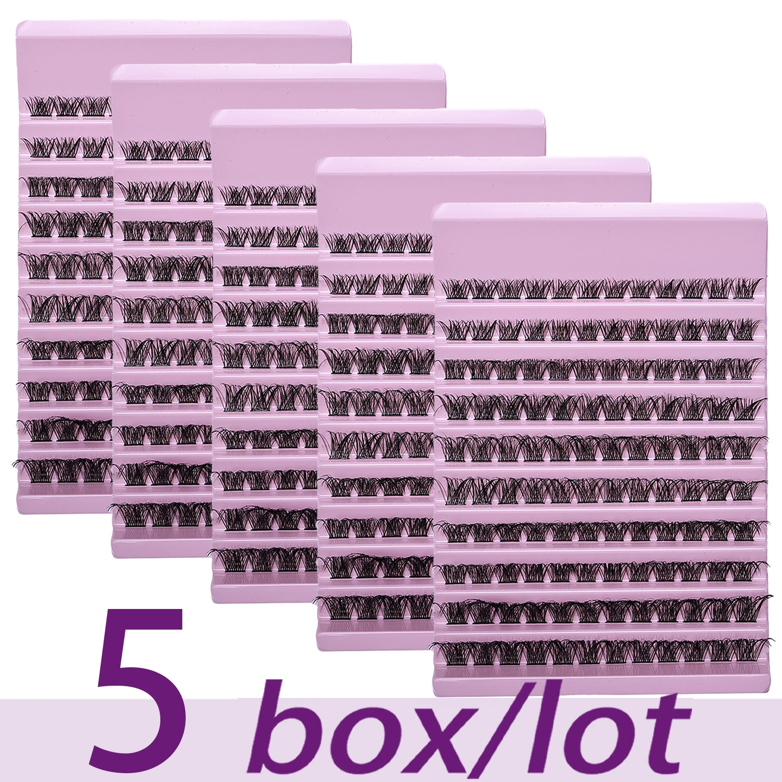 3Pack/5Pack D Curl Lash Clusters for Natural Mix Lengths 8-16mm Wispy Look - DIY Fluffy Individual Lash Extensions
3Pack/5Pack D Curl Lash Clusters for Natural Mix Lengths 8-16mm Wispy Look - DIY Fluffy Individual Lash Extensions