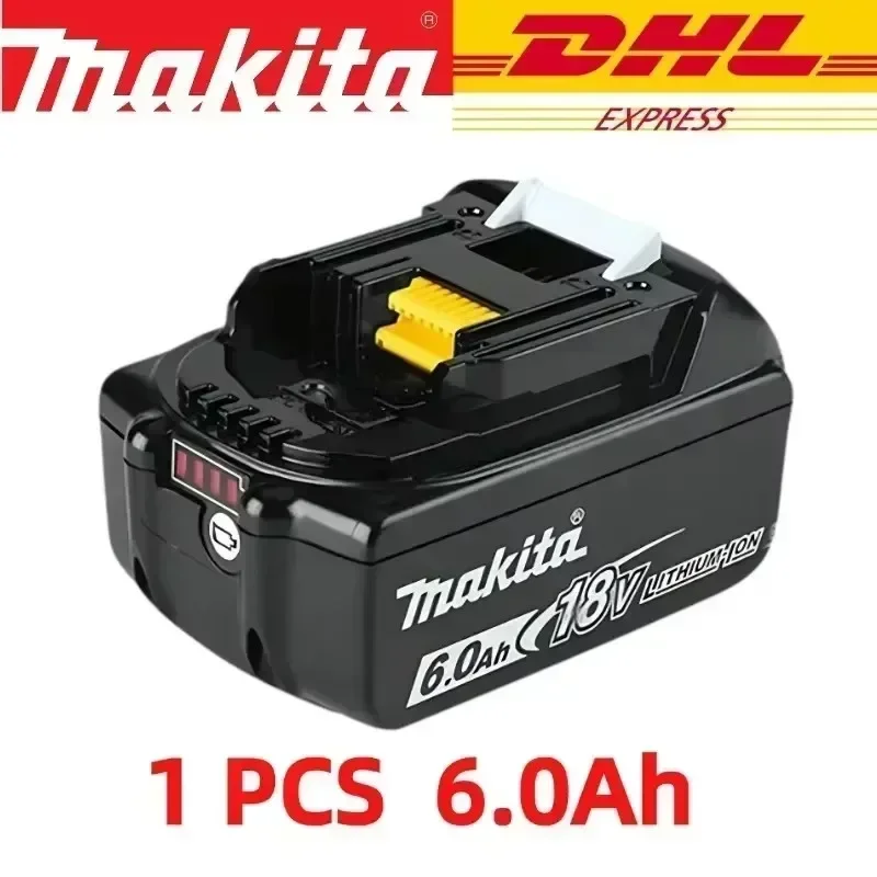 New Authentic Makita 18V 6000mAh for Makita rechargeable tool battery BL1860B BL1850 BL1840 BL1830 Replacement Lithium Battery
New Authentic Makita 18V 6000mAh for Makita rechargeable tool battery BL1860B BL1850 BL1840 BL1830 Replacement Lithium Battery