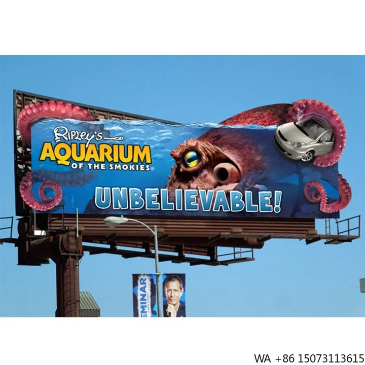 Wall-Mounted Outdoor Waterproof LED Billboard P5/P6/P8/P10 High Refresh Rate
Wall-Mounted Outdoor Waterproof LED Billboard P5/P6/P8/P10 High Refresh Rate