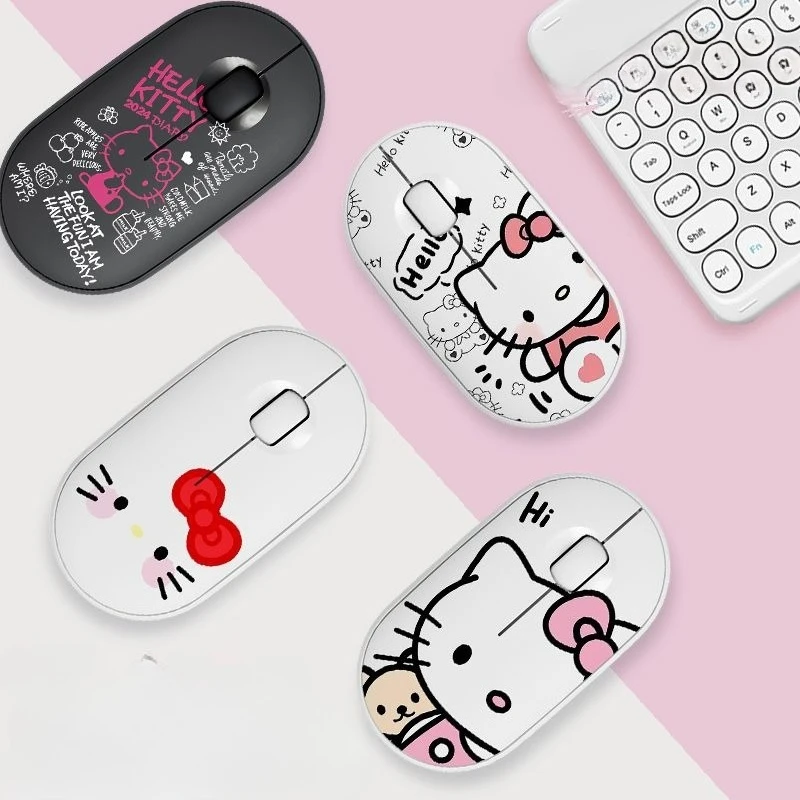 Sanrio New HelloKitty Kawaii Anime Cartoon Mouse Mute Fashion Trend Wireless Bluetooth Universal Cute Gifts for Girls Sweetness
Sanrio New HelloKitty Kawaii Anime Cartoon Mouse Mute Fashion Trend Wireless Bluetooth Universal Cute Gifts for Girls Sweetness