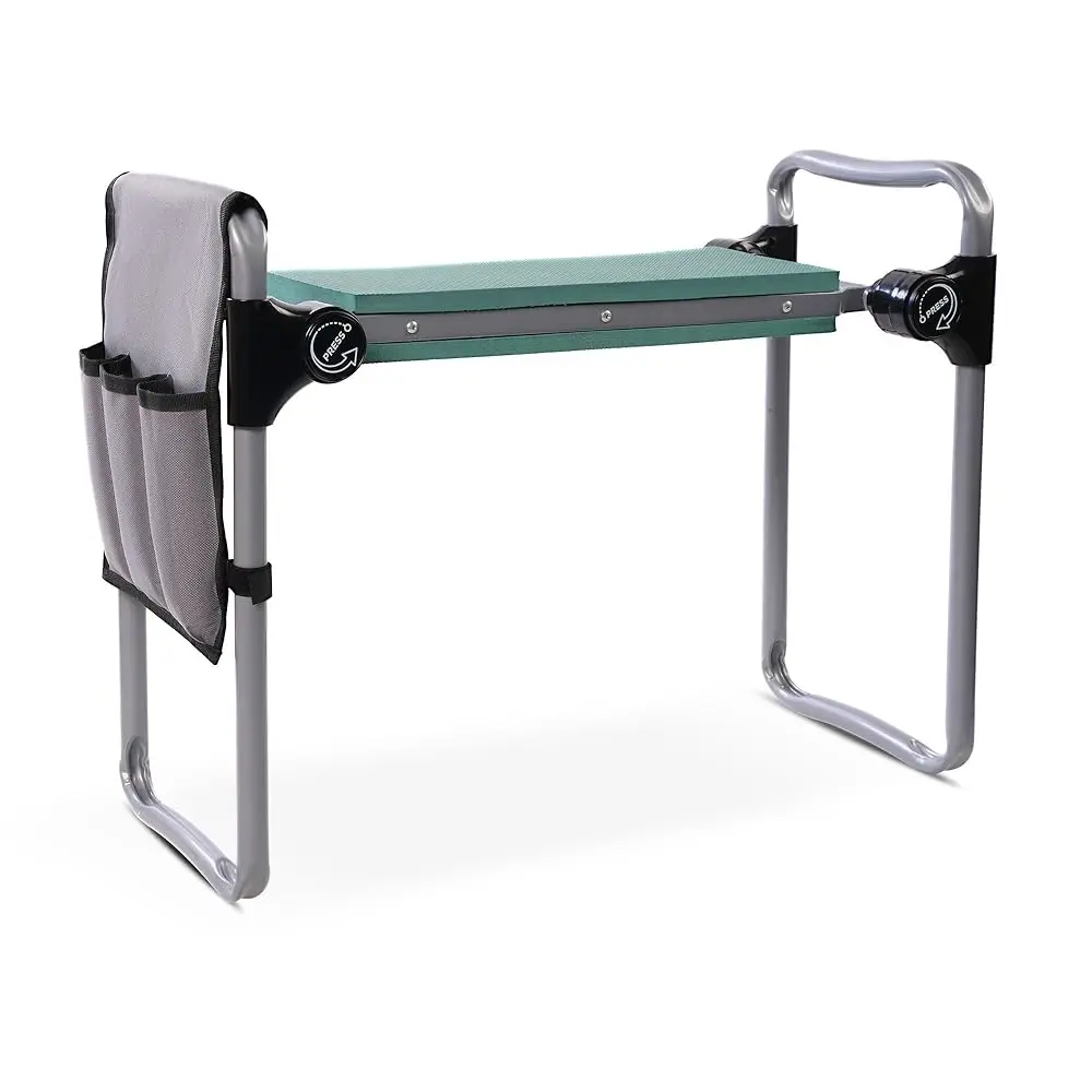 Garden Kneeler And Seat With Smart Button-Pr Design, Garden Stool With Soft Eva Kneeling Pad And Tool Bag, 2 In 1 Foldable And
Garden Kneeler And Seat With Smart Button-Pr Design, Garden Stool With Soft Eva Kneeling Pad And Tool Bag, 2 In 1 Foldable And