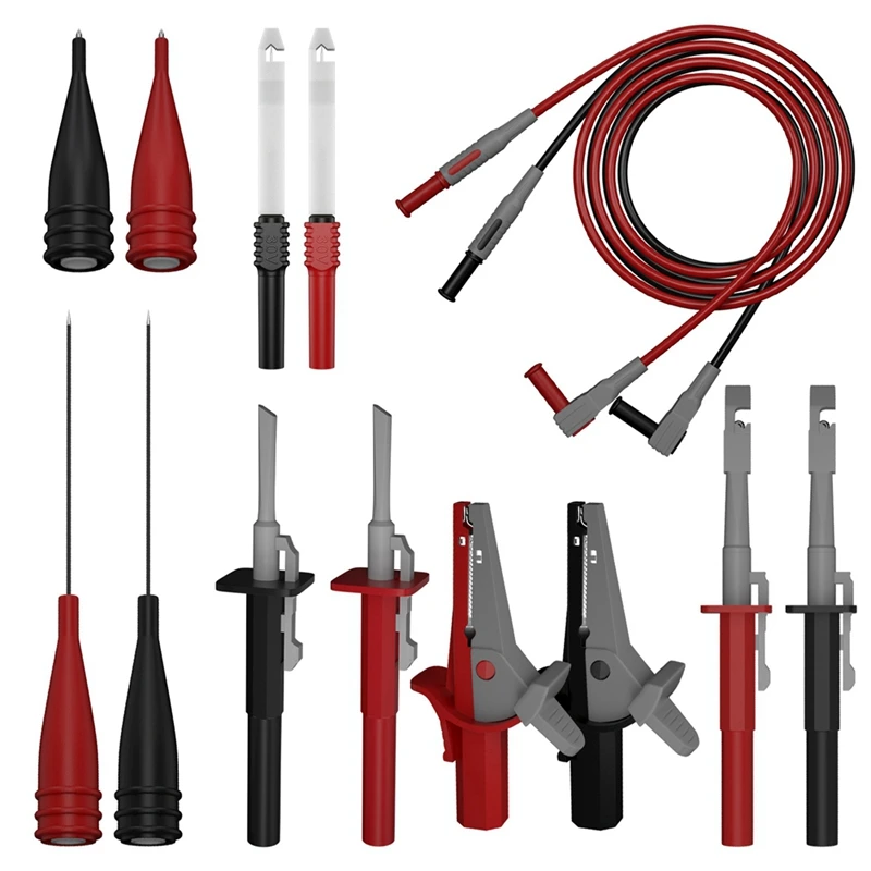 AT64 JT0090 Multimeter Test Leads Kit Digital Electrical Probes Set Enhanced Accuracy For Electrical Testing
AT64 JT0090 Multimeter Test Leads Kit Digital Electrical Probes Set Enhanced Accuracy For Electrical Testing