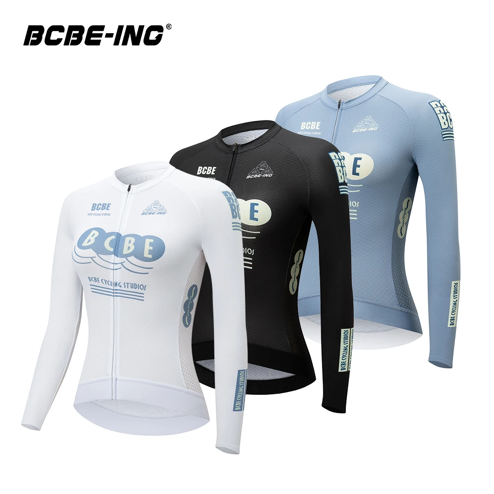 Велосипедная майка BCBE-ING для женщин, легкая, облегающая, аэродинамическая, с длинными рукавами, дышащая, быстросохнущая, велосипедная одежда
Велосипедная майка BCBE-ING для женщин, легкая, облегающая, аэродинамическая, с длинными рукавами, дышащая, быстросохнущая, велосипедная одежда